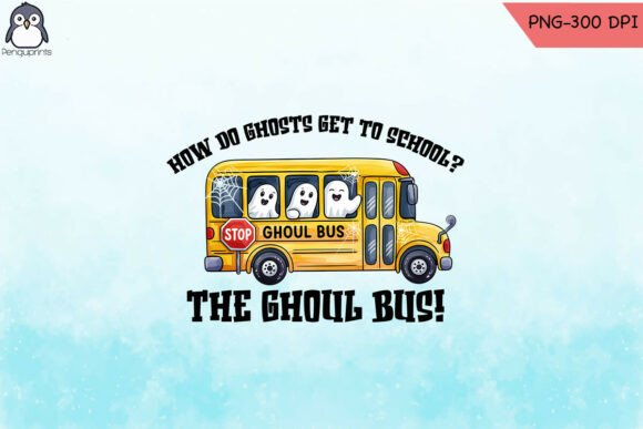 Halloween School Bus Driver PNG: Graphics for Crafts