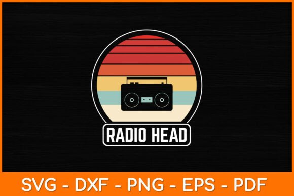 Retro Radio SVG for Crafts & Graphics