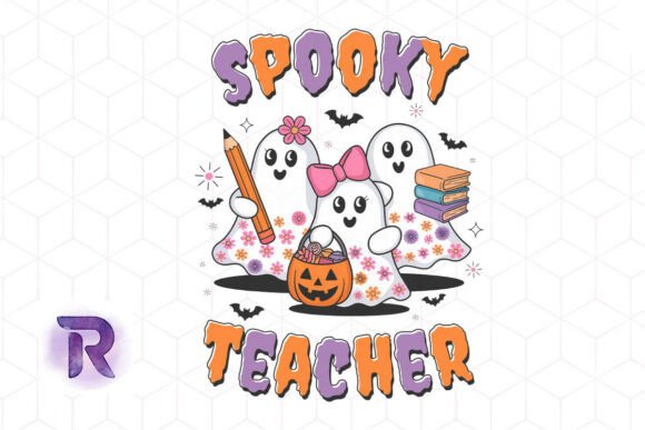 Spooky Teacher Cute Boo Sublimation PNG Review