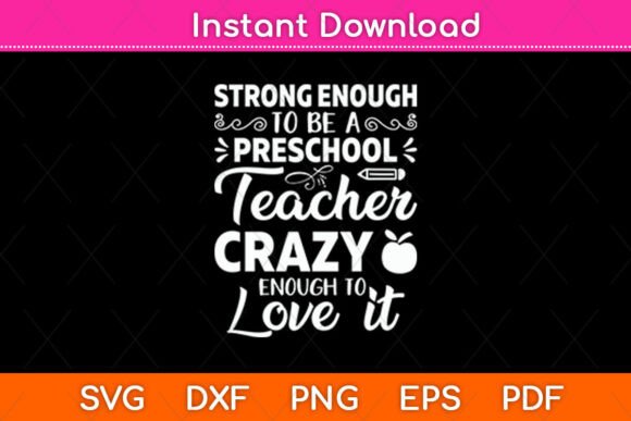 Strong Enough Teacher Graphics for Crafts