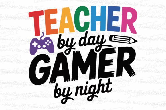 Teacher by Day Game by Night Svg: Graphics for Crafts
