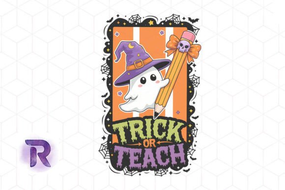 Trick or Teacher PNG: Graphics for Crafts